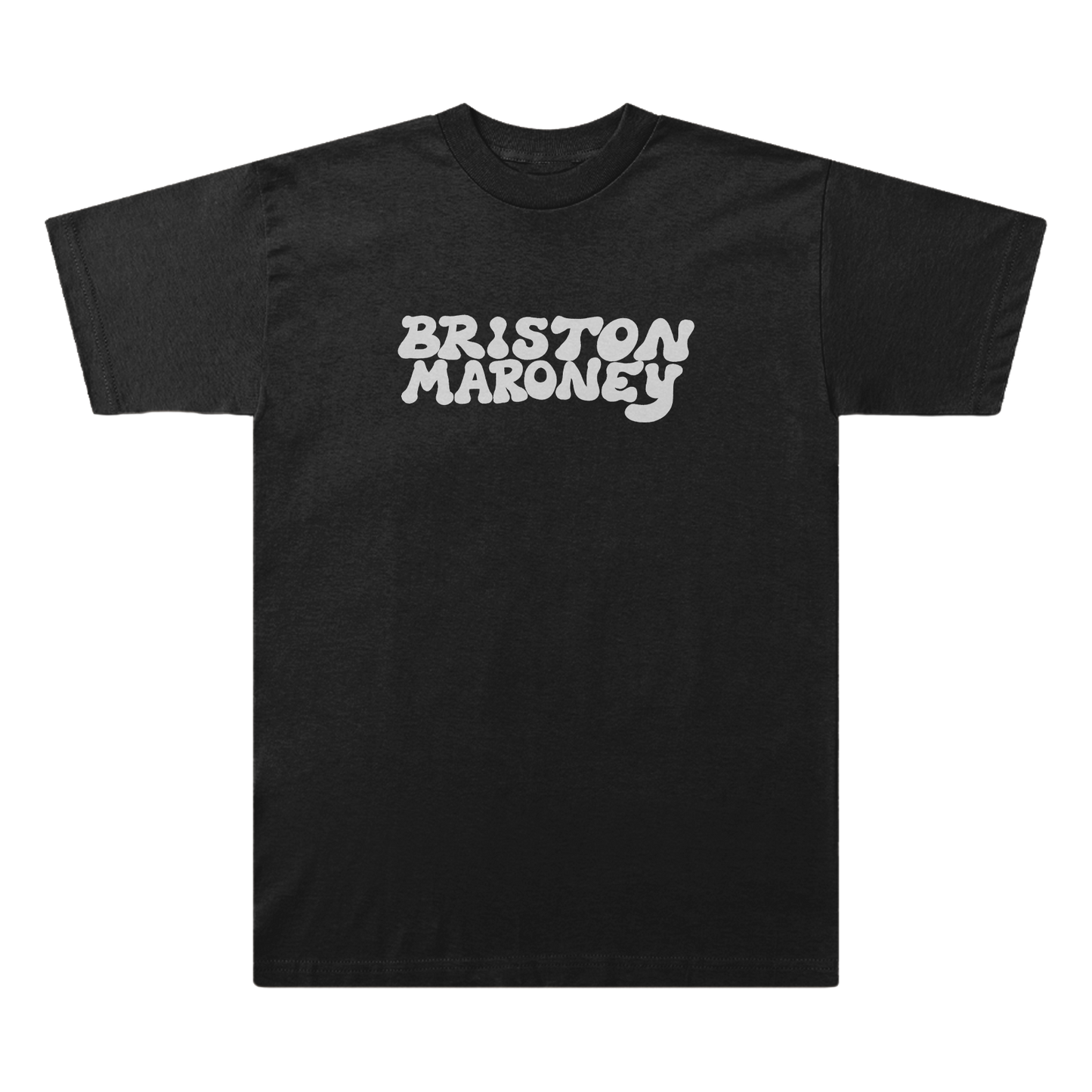 Black Briston Vintage Logo Tee