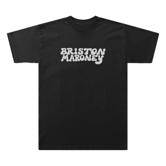 Black Briston Vintage Logo Tee