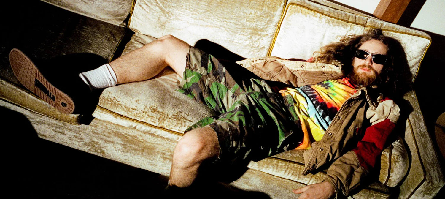 Image of Briston laying on couch